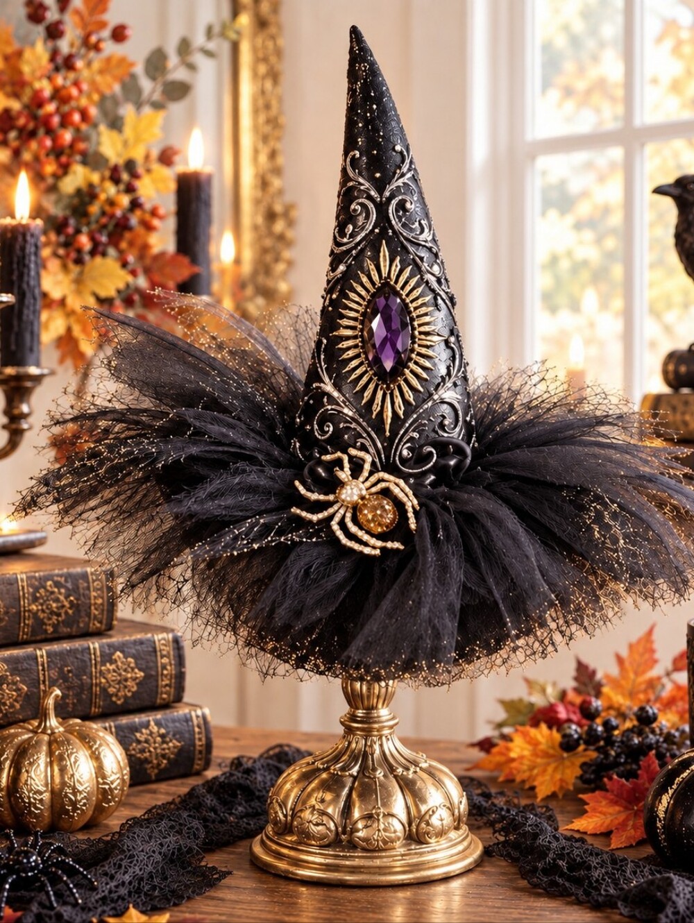 Light Up Christian Siriano Witch Hat